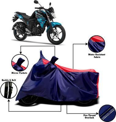 V VINTON Two Wheeler Cover for Yamaha(FZ-S, Multicolor)