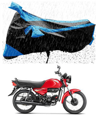 Furious3D Two Wheeler Cover for Hero(HF Dawn, Blue, Black)