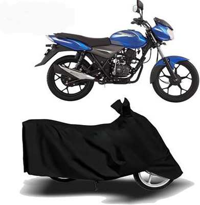MMSSTAR Waterproof Two Wheeler Cover for Bajaj(Discover 110, Black)