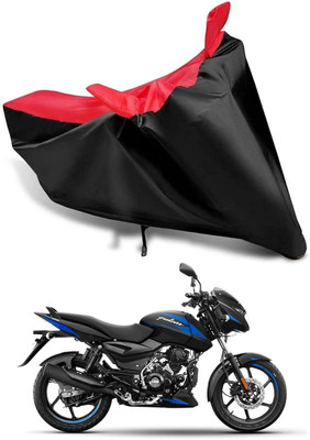 KANISHA ENTERPRISES Waterproof Two Wheeler Cover for Bajaj(Pulsar 150, Red, Black)