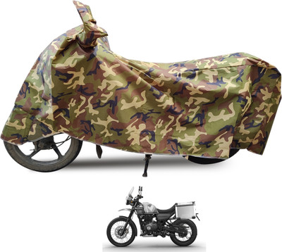 Euro Care Waterproof Two Wheeler Cover for Royal Enfield(Himalayan, Black)