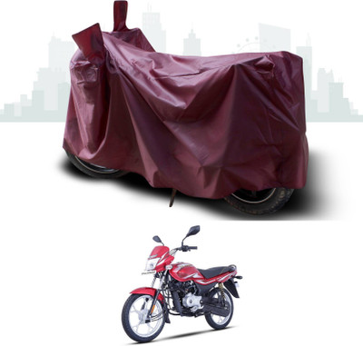 AASHTIK MART Two Wheeler Cover for Bajaj(Platina, Maroon)