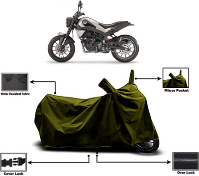 Amexride Two Wheeler Cover for Benelli(Leoncino 250, Green)