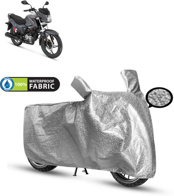 CODOKI Waterproof Two Wheeler Cover for Hero(Glamour i3s BS6, Silver)