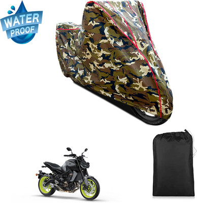 PAGORA Waterproof Two Wheeler Cover for Yamaha(MT 09, Yellow)