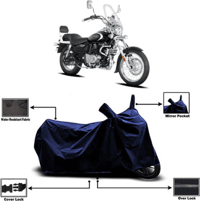 KEDIT Two Wheeler Cover for Bajaj(Avenger, Blue)