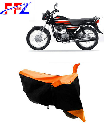 FFZ Waterproof Two Wheeler Cover for Honda(CD Dawn, Black, Orange)