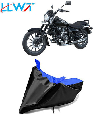 DeepShakshi AUTOMOTIVE Waterproof Two Wheeler Cover for Bajaj(Avenger 180 Street, Black, Blue)