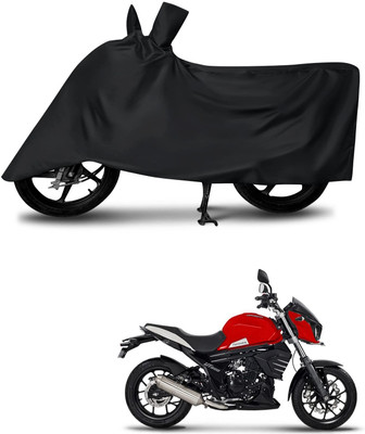 KEDIT Two Wheeler Cover for Mahindra(MOJO XT 300, Black)