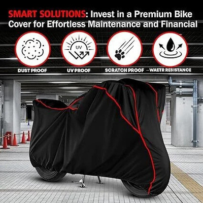 pocket bazar Waterproof Two Wheeler Cover for Suzuki(Access, Black)