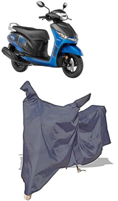Amexride Two Wheeler Cover for Yamaha(Alpha BS6, Grey)