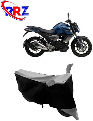 RRZ Waterproof Two Wheeler Cover for Yamaha(FZ-S FI, Black, Grey)