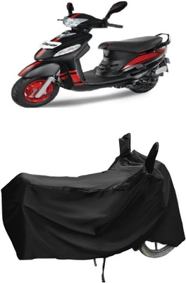 Autoprime Two Wheeler Cover for Mahindra(Rodeo, Black)