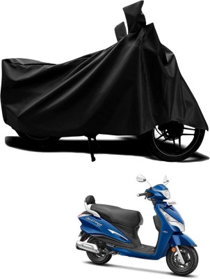 KEDIT Two Wheeler Cover for Hero(Destini 125, Black)