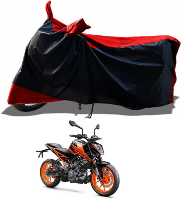 DeepShakshi AUTOMOTIVE Two Wheeler Cover for KTM(200 Duke BS6, Red)