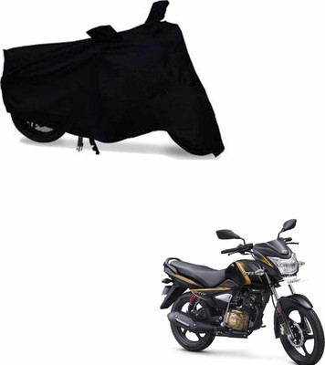 DeepShakshi AUTOMOTIVE Waterproof Two Wheeler Cover for TVS(Victor, Black)