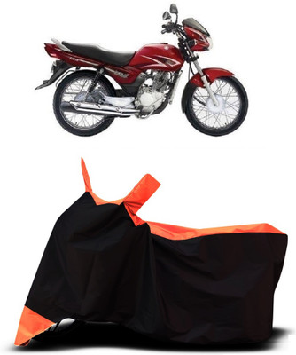 VESMEI Two Wheeler Cover for Suzuki(Zeus, Orange)