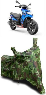 ATBROTHERS Waterproof Two Wheeler Cover for Aprilia(SR 125, Multicolor, Green)