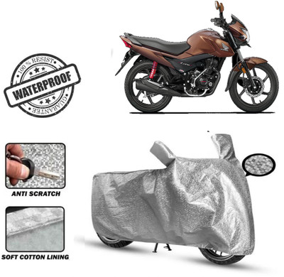 Autoinnovation Waterproof Two Wheeler Cover for Honda(Livo, Silver)