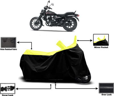 Amexride Two Wheeler Cover for Bajaj(Avenger 400 BS6, Yellow)