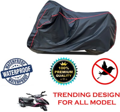 THE REAL ARV Waterproof Two Wheeler Cover for TVS(Scooty Streak, Black)