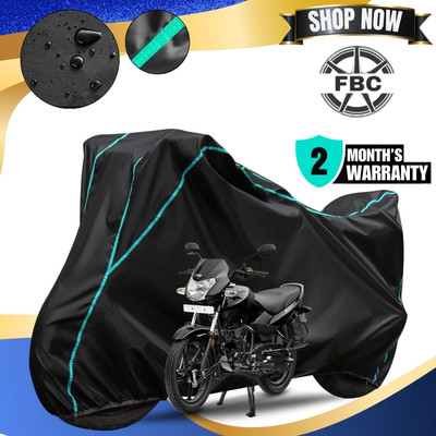 FBC Waterproof Two Wheeler Cover for TVS(Star Sport, Black, Blue)