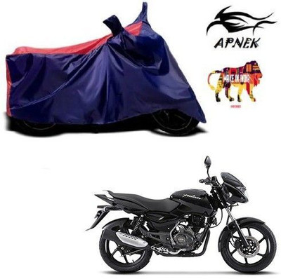 DeepShakshi AUTOMOTIVE Waterproof Two Wheeler Cover for Bajaj(Pulsar, Red, Blue)