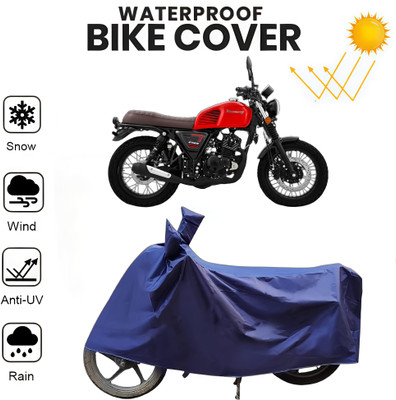 MOTONEST Waterproof Two Wheeler Cover for Keeway(SR 125, Blue)