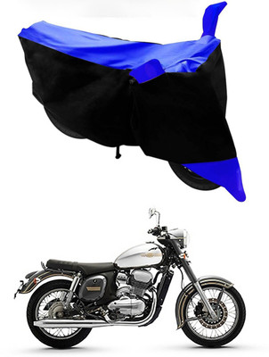 Mdstar Waterproof Two Wheeler Cover for JAWA(Standardv, Blue, Black)