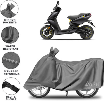 Y3H Waterproof Two Wheeler Cover for Ather(450 X, Grey)