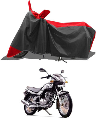 KEDIT Two Wheeler Cover for TVS(Fiero FX, Red)