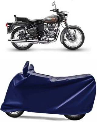 smwzxyu Waterproof Two Wheeler Cover for Royal Enfield(Bullet 350 New, Blue)