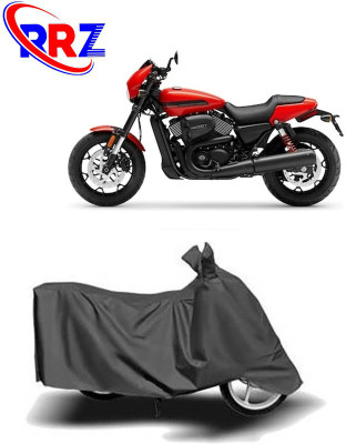 RRZ Waterproof Two Wheeler Cover for Harley Davidson(Street Rod, Grey)