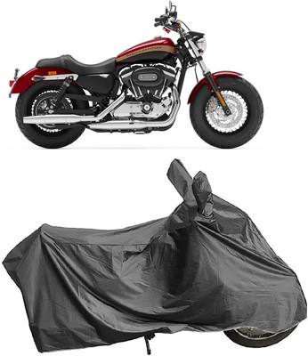 DIGGU Two Wheeler Cover for Harley Davidson(XL 1200, Grey)