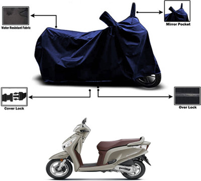 AASHTIK MART Two Wheeler Cover for Honda(Aviator, Blue)