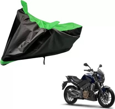 RONISH Waterproof Two Wheeler Cover for Bajaj(Dominar, Black, Green)