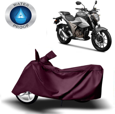 DeepShakshi AUTOMOTIVE Waterproof Two Wheeler Cover for Suzuki(Gixxer 250, Maroon)
