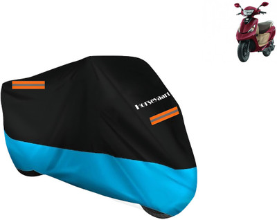 Horseyaart Waterproof Two Wheeler Cover for TVS(Scooty Zest 110 BS6, Blue)
