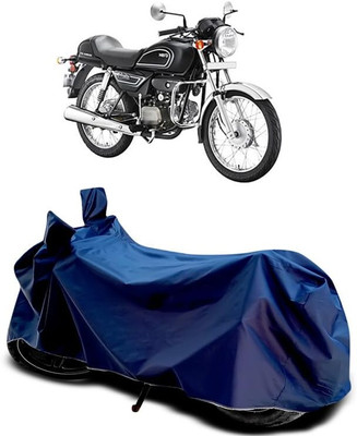KEDIT Two Wheeler Cover for Hero(Splendor Pro Classic, Blue)