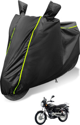 Auto Hub Waterproof Two Wheeler Cover for Bajaj(Boxer, Black)