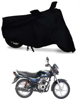 Tritika Waterproof Two Wheeler Cover for Bajaj(CT 100, Black)