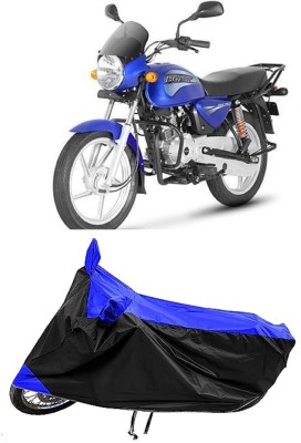 GROFATIK Two Wheeler Cover for Bajaj(Boxer BM 150, Blue)