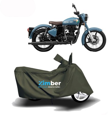 APNEK Two Wheeler Cover for Royal Enfield(Classic 350 Signals, Green)