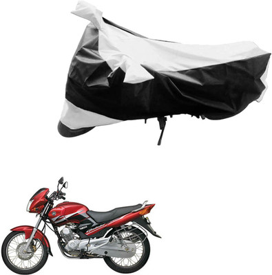 MMSSTAR Waterproof Two Wheeler Cover for Hero(Ambition, Black, Silver)