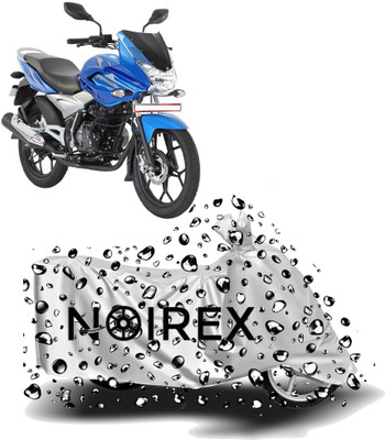NOIREX Two Wheeler Cover for Bajaj(Discover 150 f, Silver)