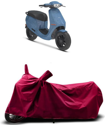 KEDIT Two Wheeler Cover for Aprilia(Scooty, Maroon)