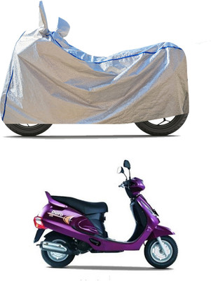 CODOKI Waterproof Two Wheeler Cover for Mahindra(Duro 125, Silver)