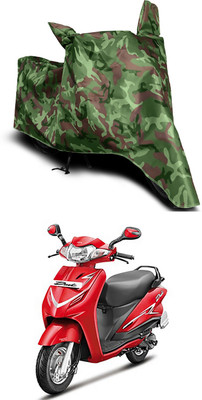 Furious3D Two Wheeler Cover for Hero(Duet LX 110CC, Multicolor)
