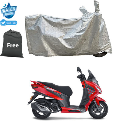 CODOKI Waterproof Two Wheeler Cover for Aprilia(SXR 160 BS6, Silver)