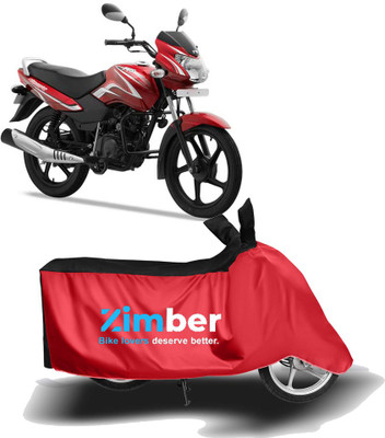 AutoRash Two Wheeler Cover for TVS(Sport, Red, Black)